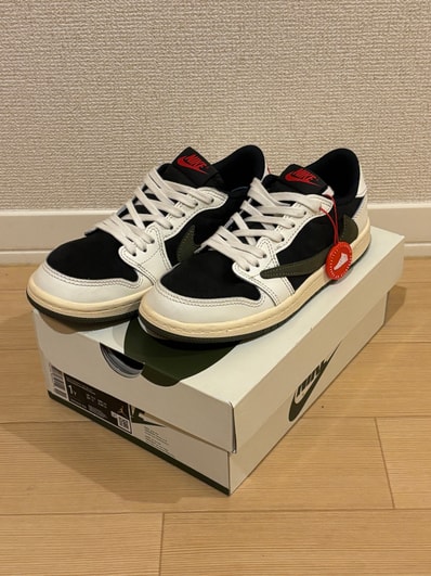 Travis Scott × Nike PS Air Jordan 1 Low OG "Medium Olive"