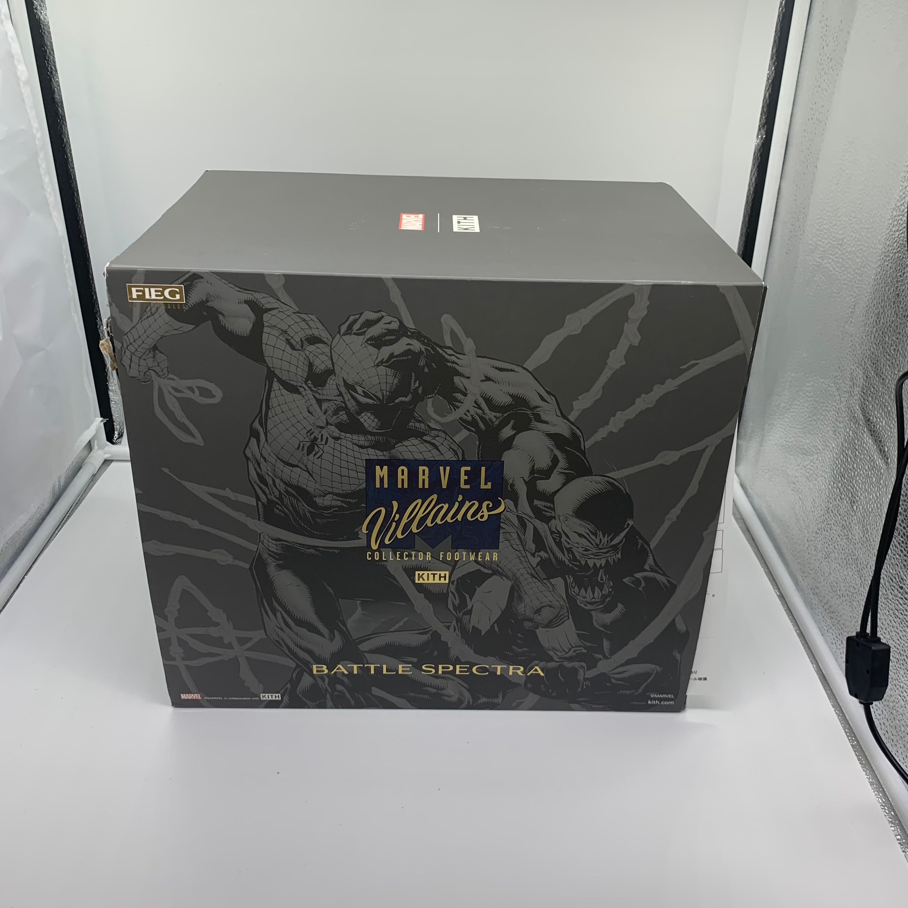 キス × マーベル スーパーヴィランズ × アシックス GT2160 "ヴェノム vs スパイダーマン パック"