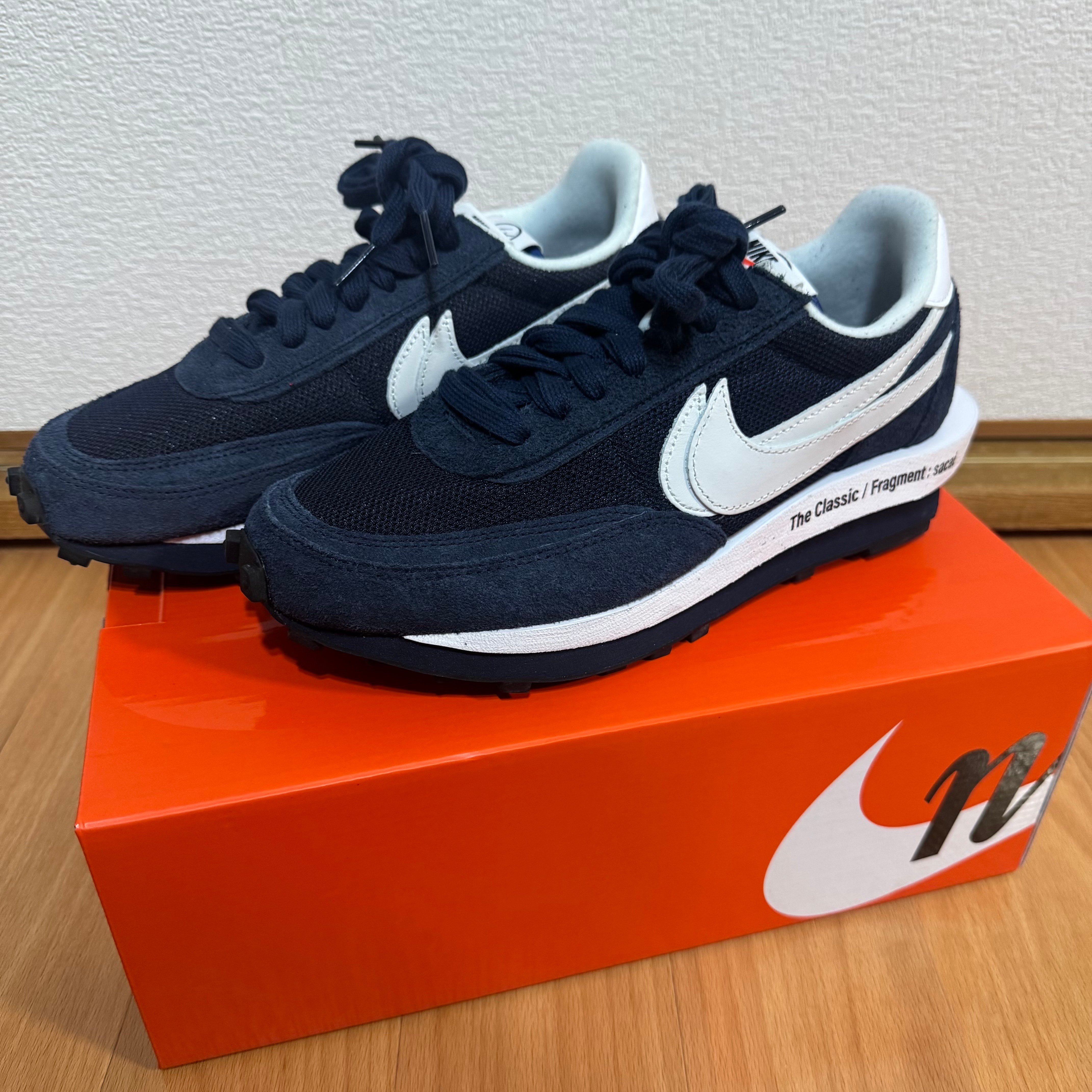 フラグメント × サカイ × ナイキ LD ワッフル "ブラックエンデッド ブルー"