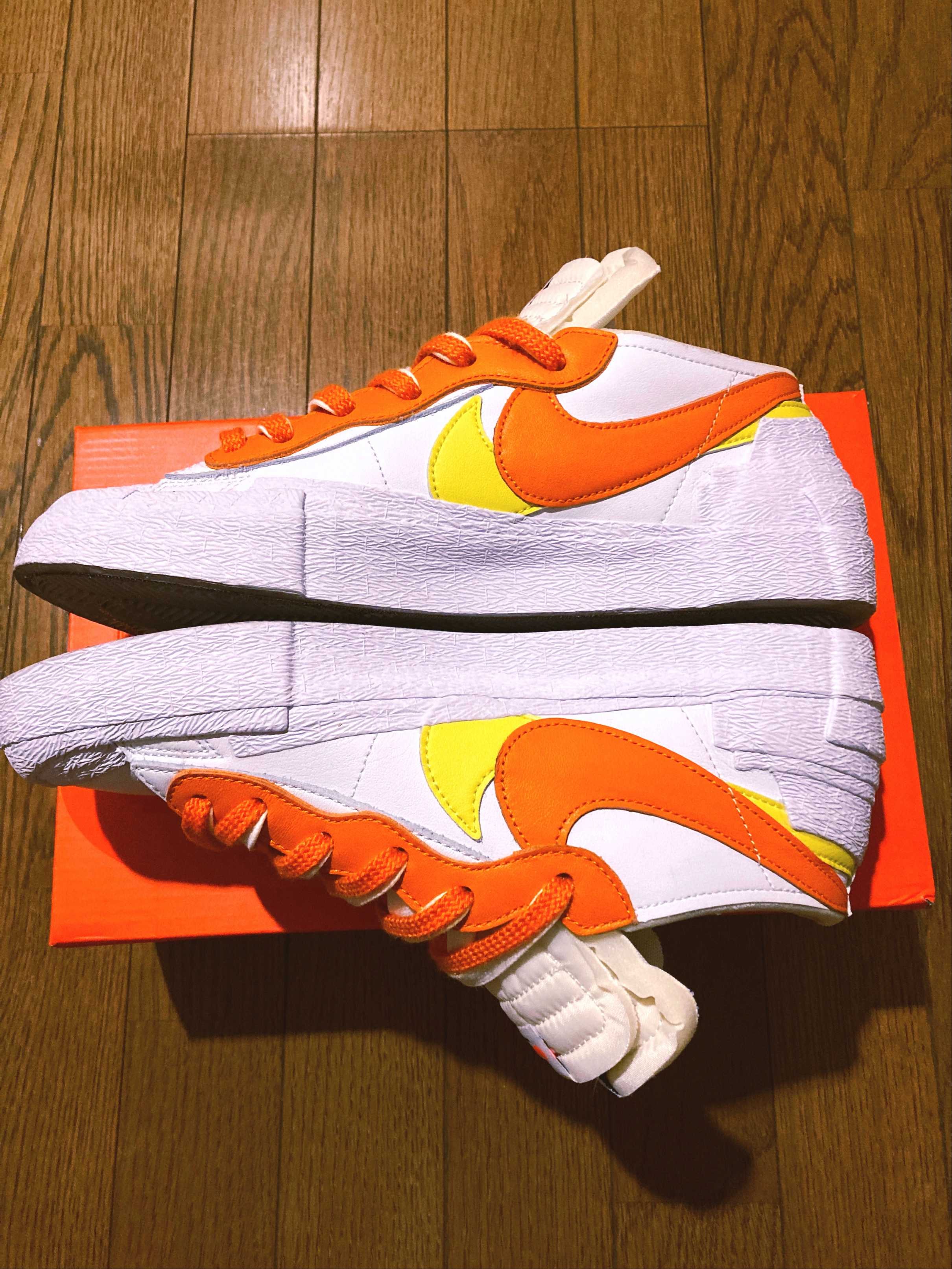 SACAI × NIKE BLAZER LOW "MAGMA ORANGE"