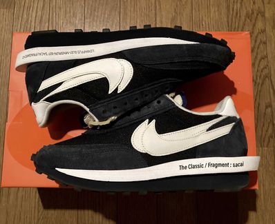 Fragment × sacai × Nike LD Waffle "Blackended Blue"