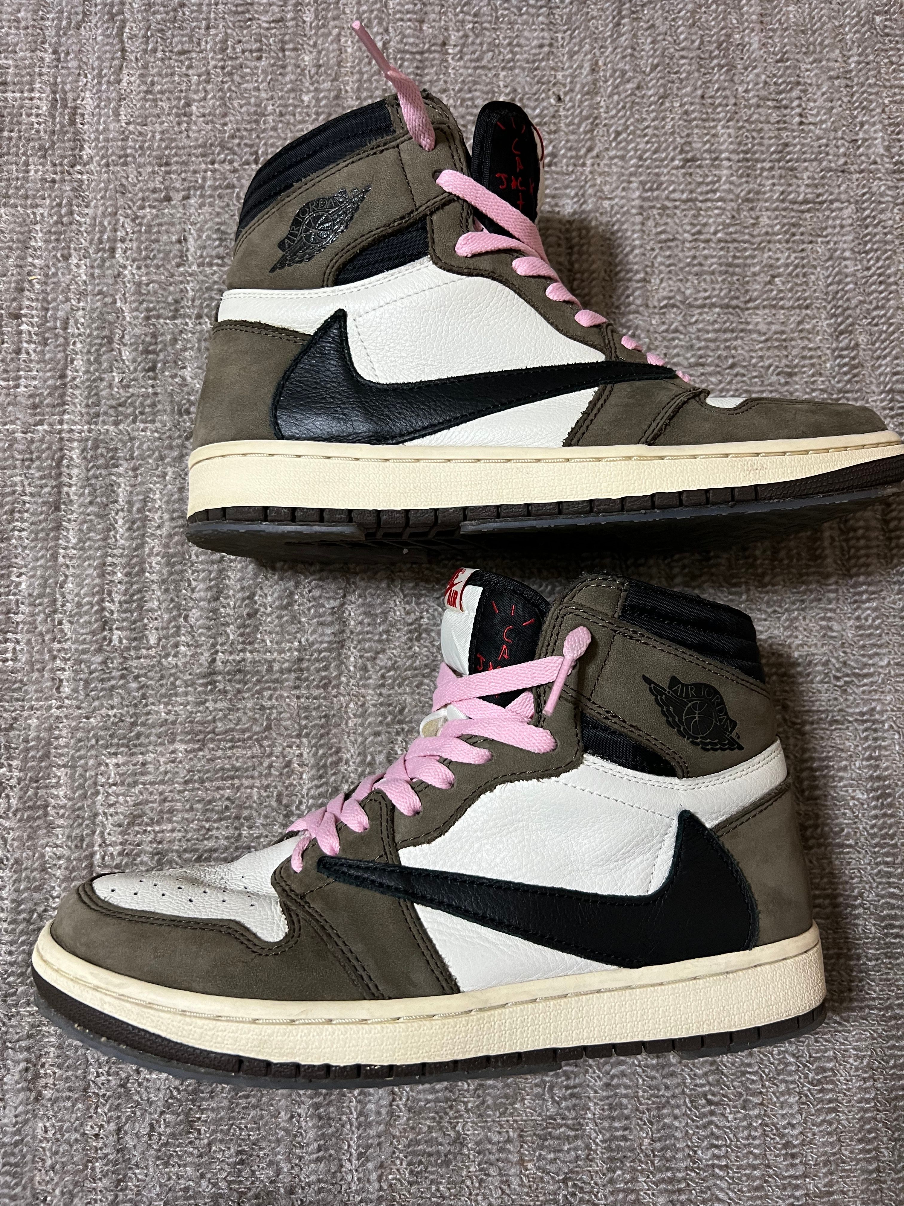 Travis Scott × Nike Air Jordan 1 Retro High OG TS SP "Sail/Dark Mocha"