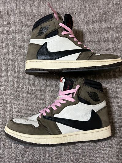 Travis Scott × Nike Air Jordan 1 Retro High OG TS SP "Sail/Dark Mocha"