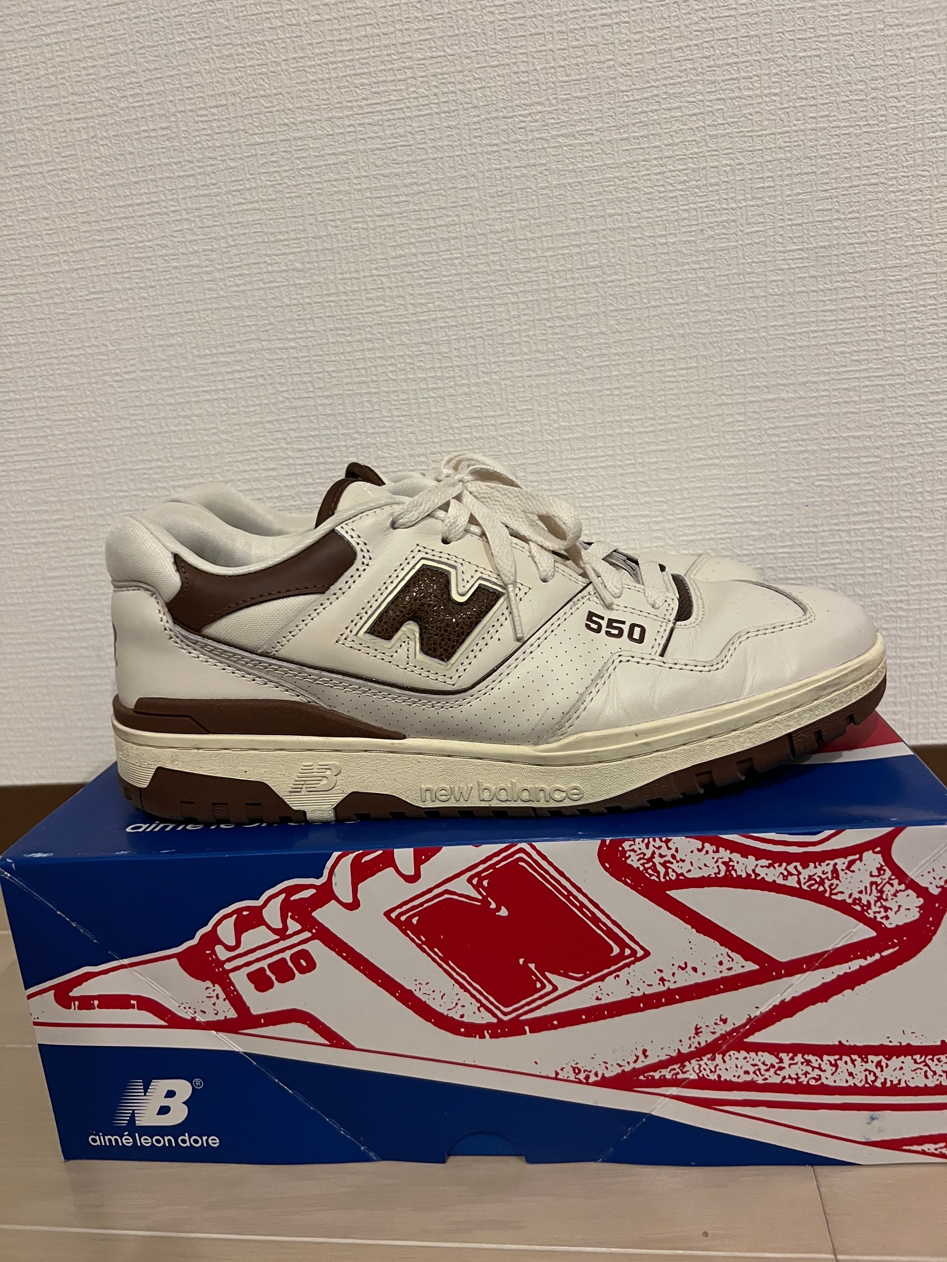 Aime Leon Dore × New Balance 550 "White/Brown"