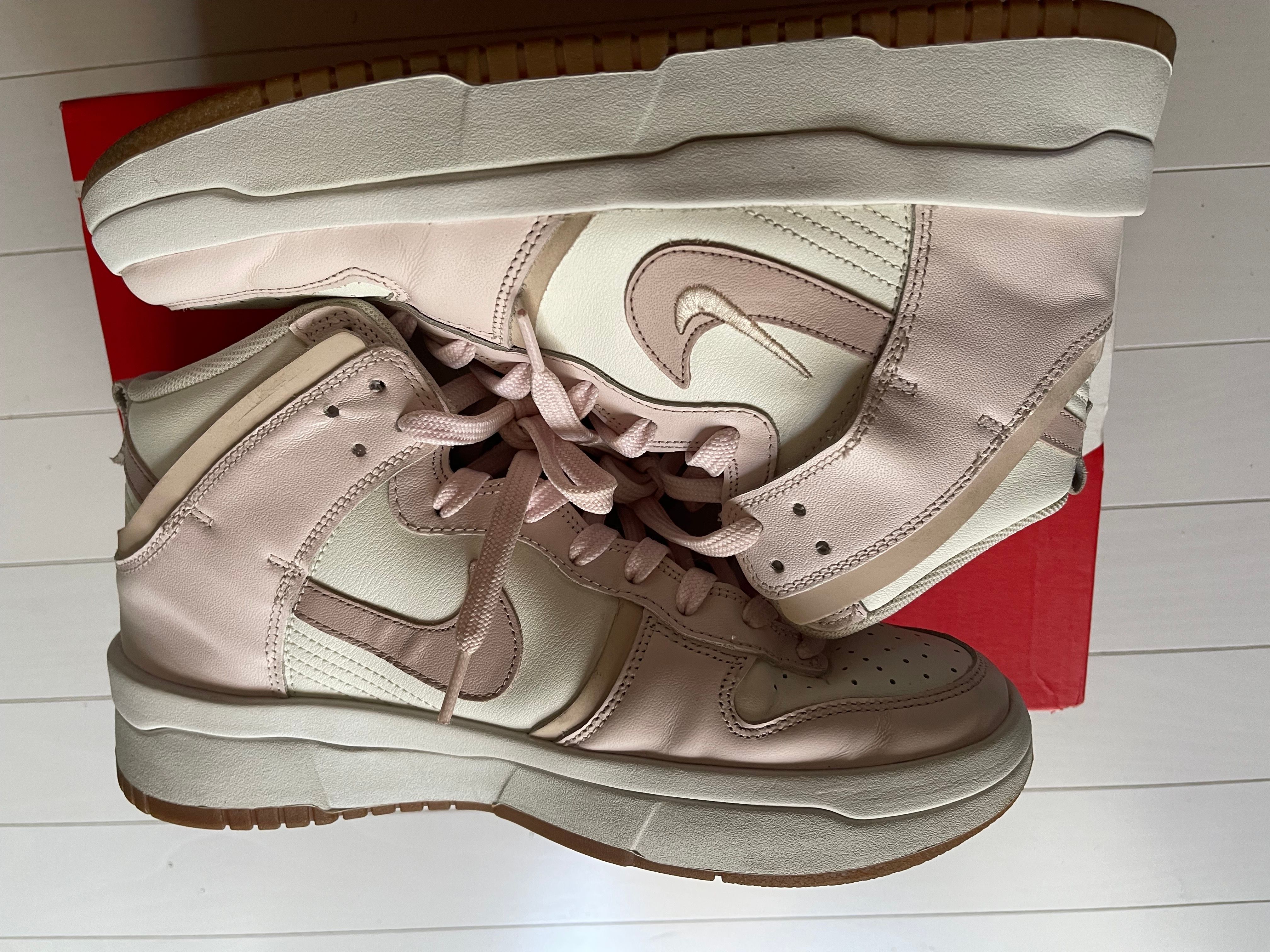 Nike Women's Dunk High UP "Pink/White"