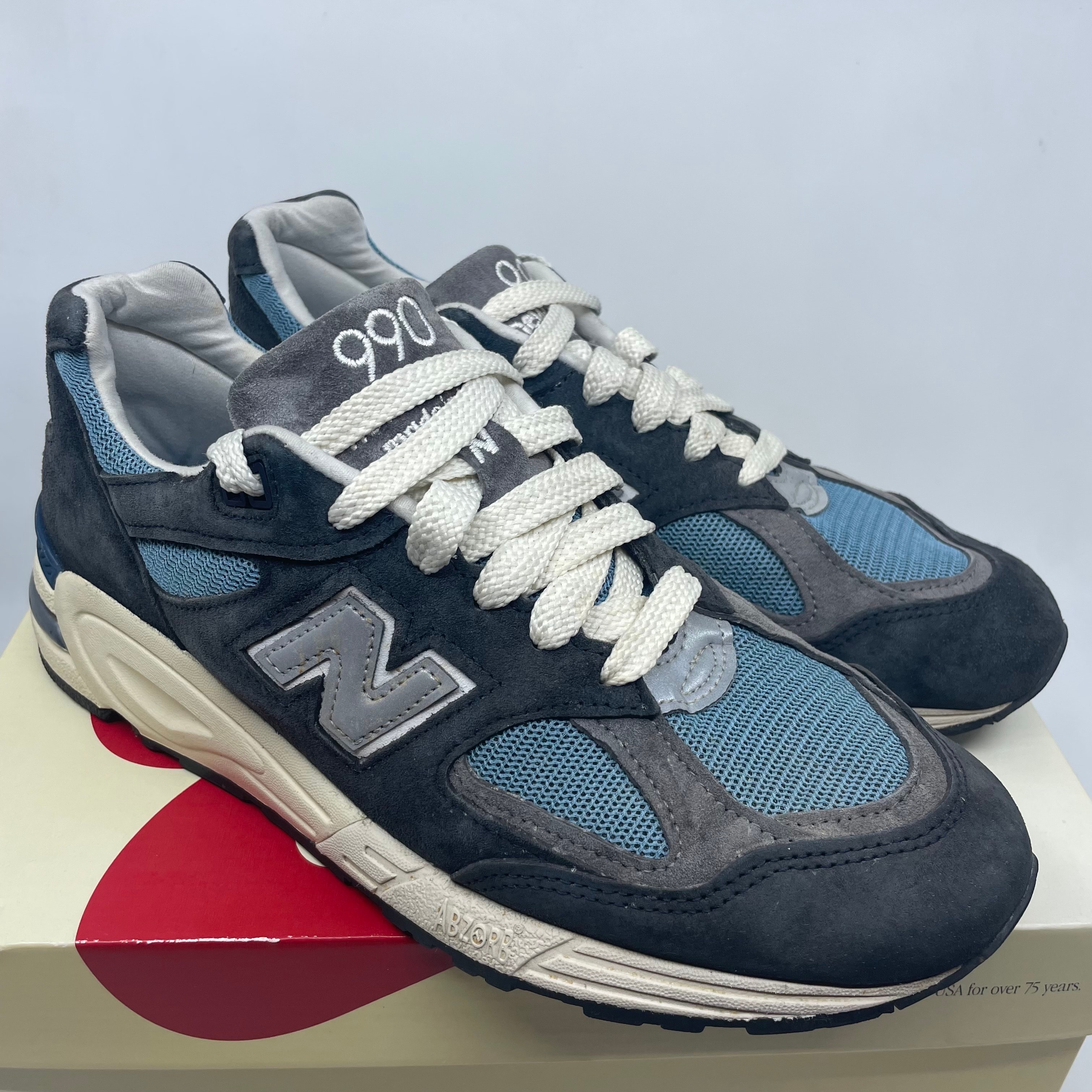 New Balance 990V2 "Navy/Castlerock"