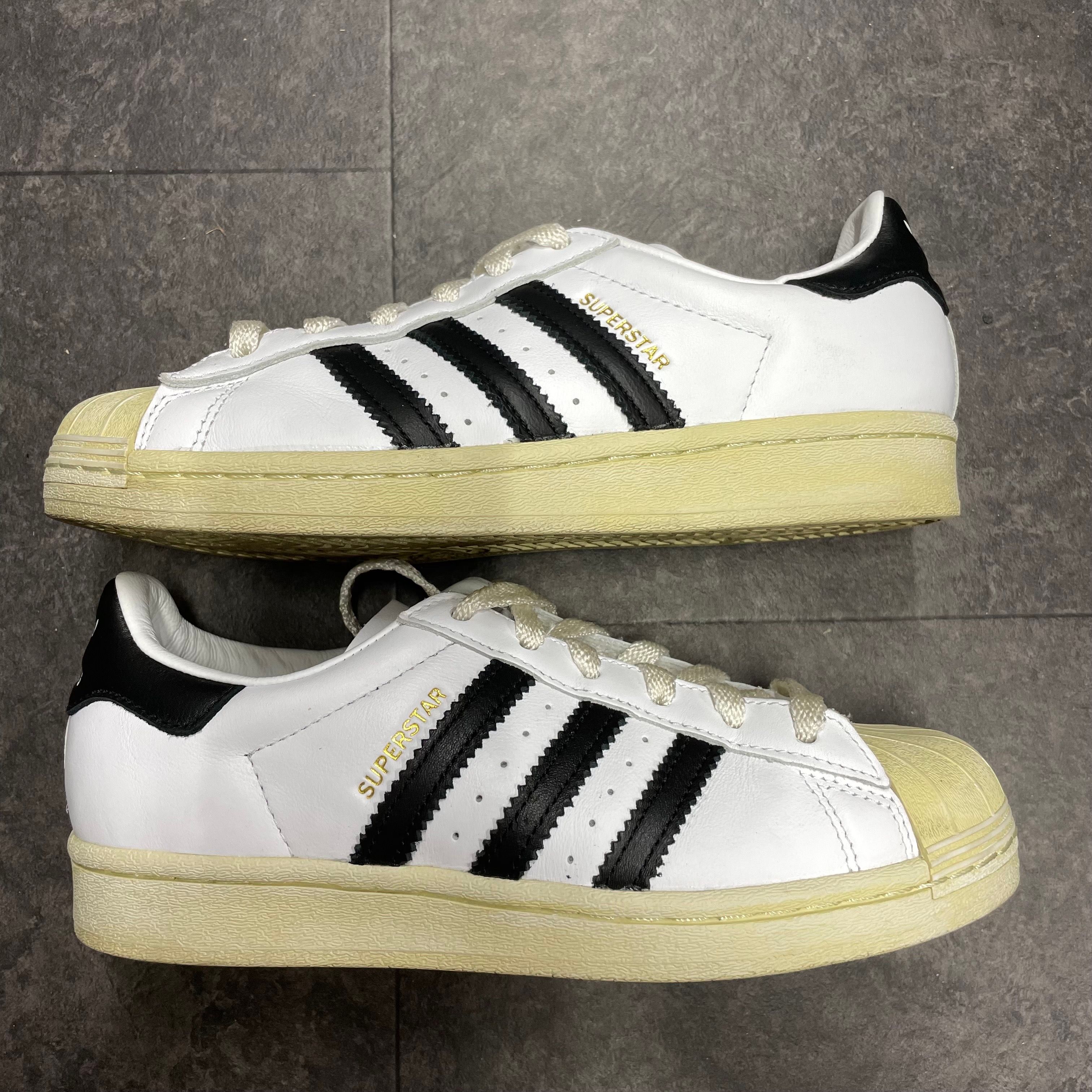 adidas Superstar "White Black Aged Sole"