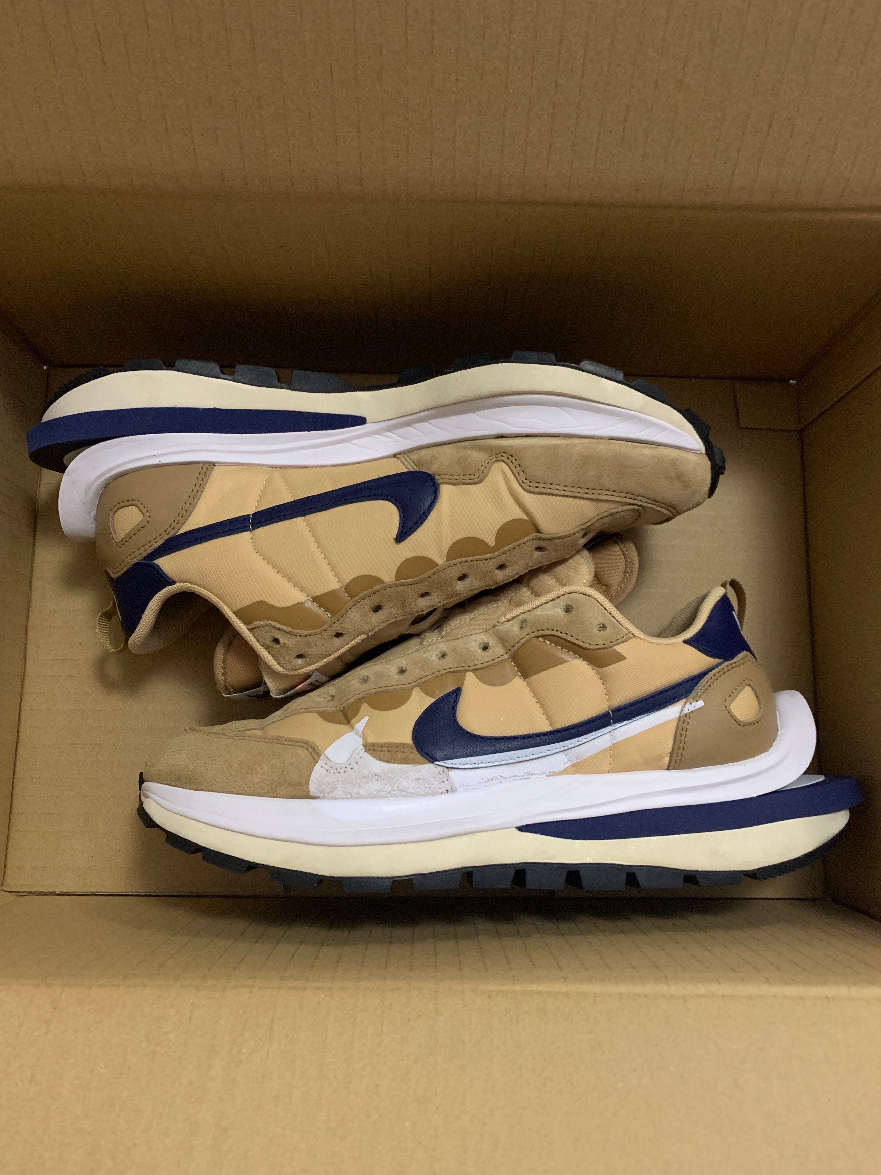 Sacai × Nike Vapor Waffle "Sesame And Blue Void"