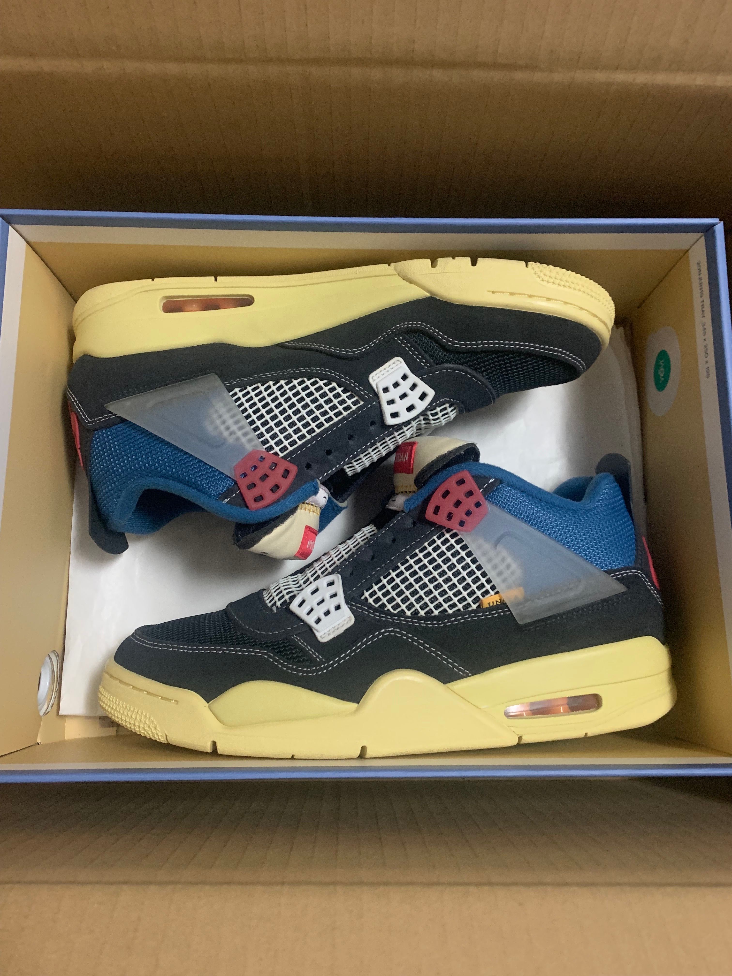 UNION × Nike Air Jordan 4 "Off Noir"