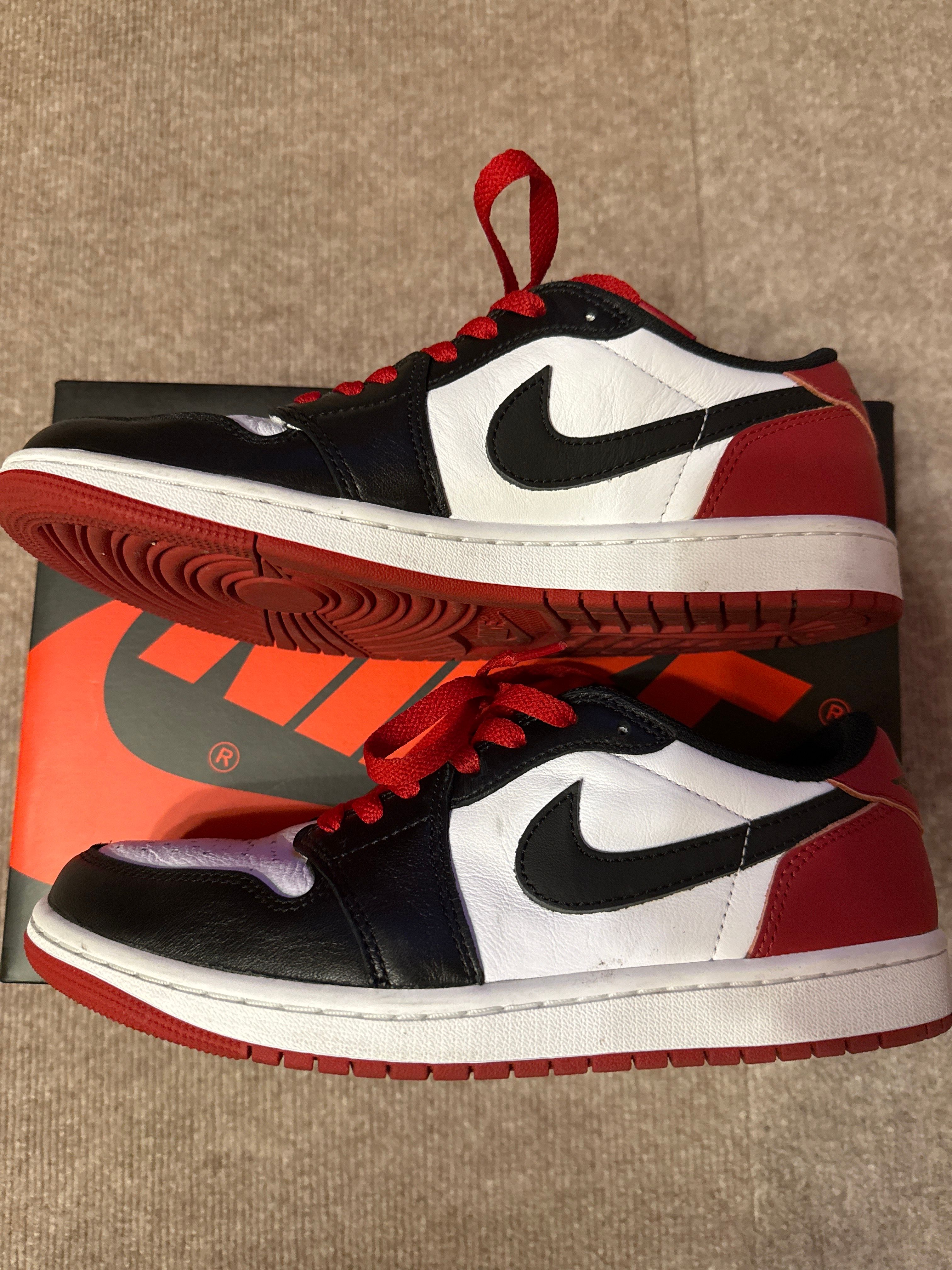Nike Air Jordan 1 Retro Low OG "Black Toe"