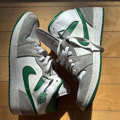 Nike Air Jordan 1 Mid "Green Grey White"