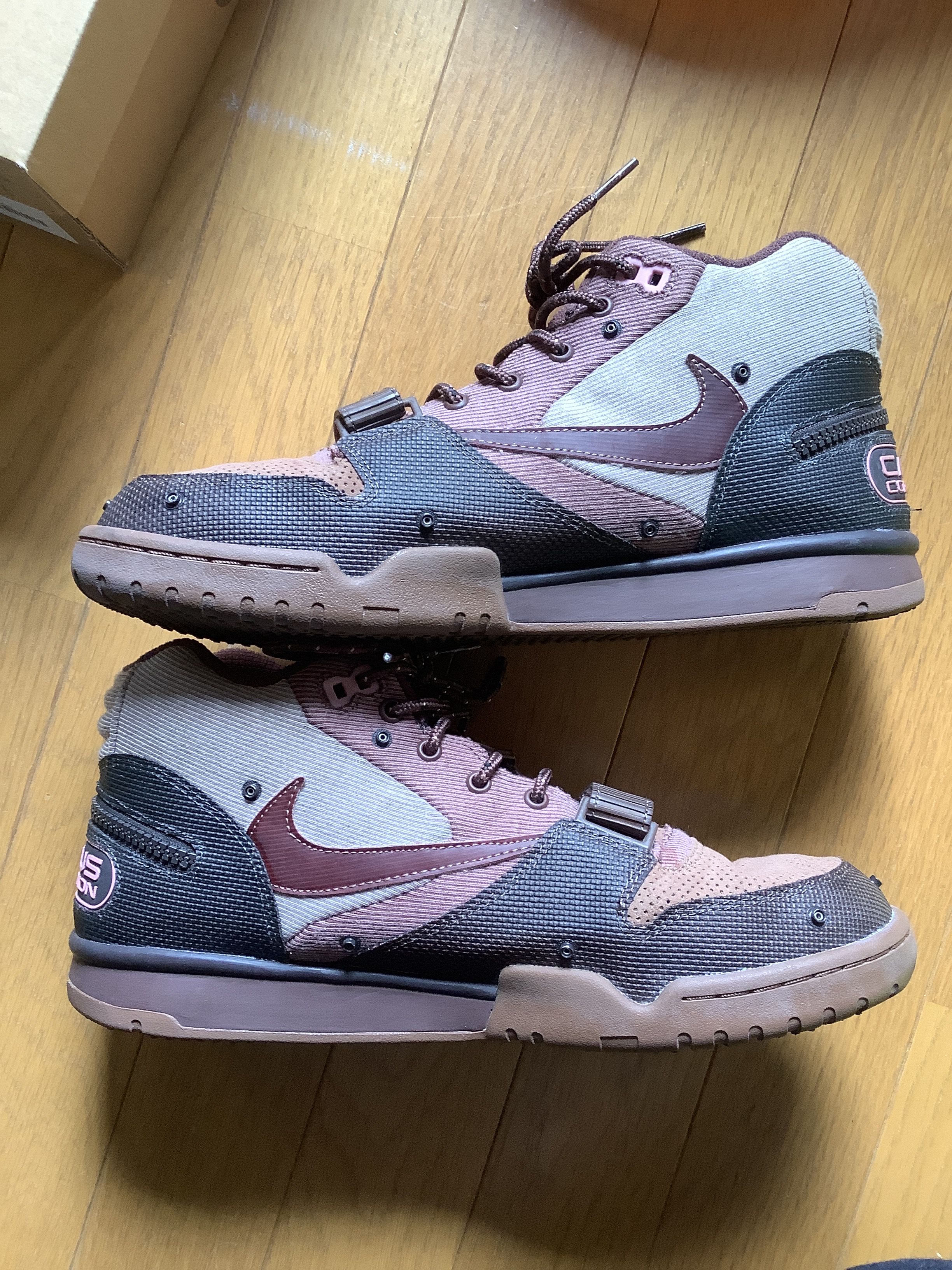 Travis Scott x Nike Air Trainer 1 SP "Archaeo Brown and Rust Pink"