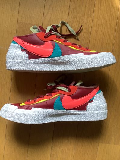 KAWS × sacai × Nike Blazer Low "Team Red"