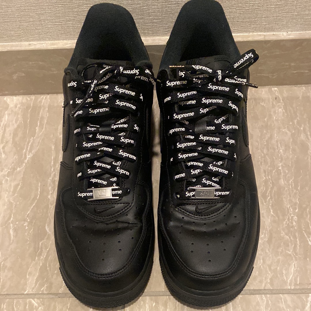 Supreme × Nike Air Force 1 Low "Black"