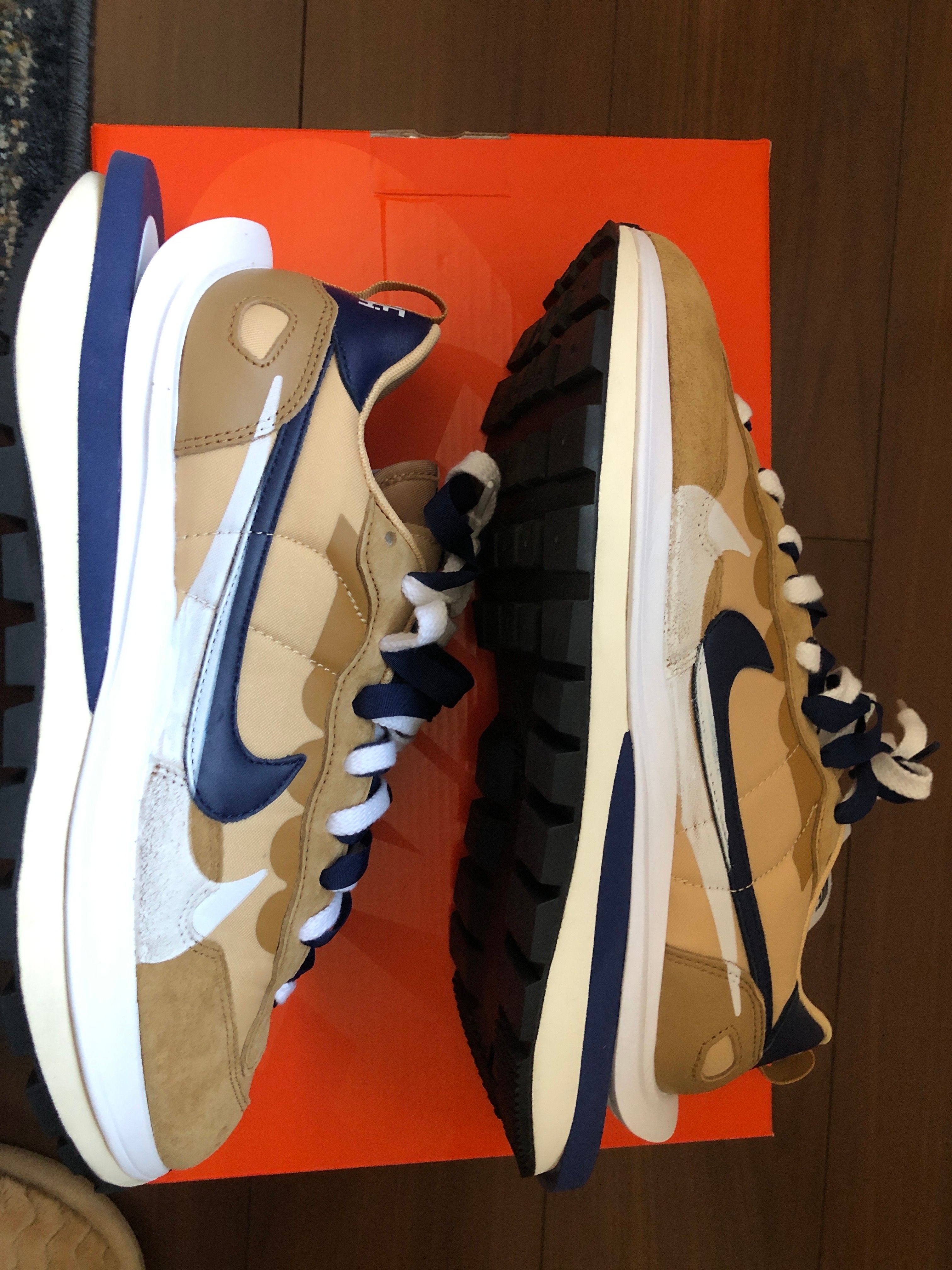 Sacai × Nike Vapor Waffle "Sesame And Blue Void"