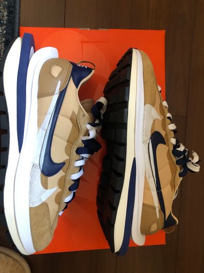 Sacai × Nike Vapor Waffle "Sesame And Blue Void"