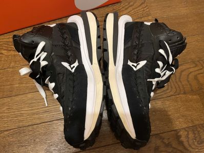 Jean-Paul Gaultier × sacai × Nike Vapor Waffle "Black/Black-White"