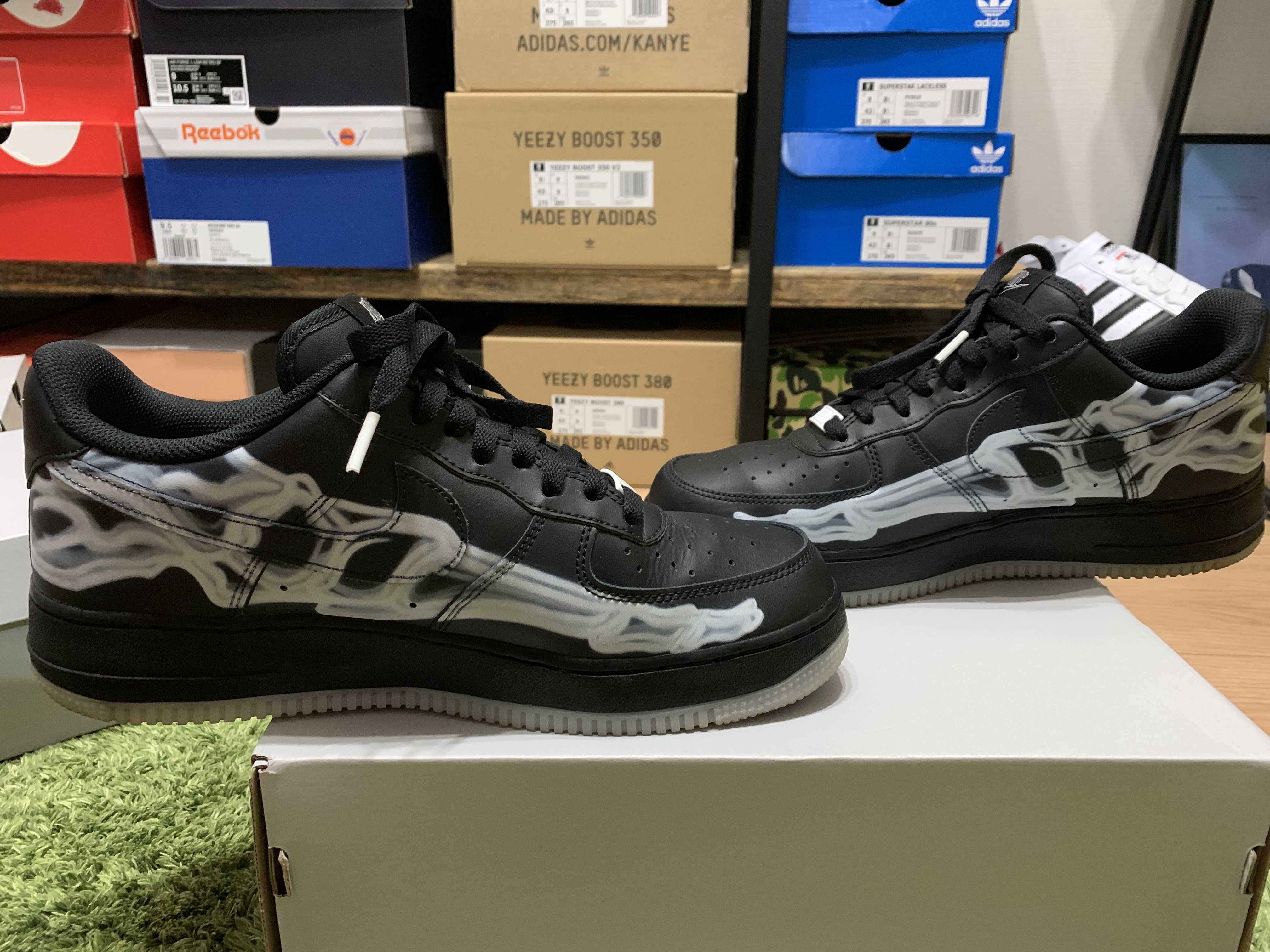 Nike Air Force 1 Low "Black Skeleton"