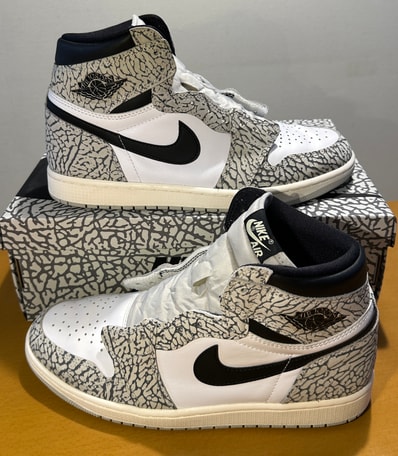 Nike Air Jordan 1 High OG "White Cement/Safari"