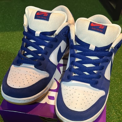 Nike SB Dunk Low "Los Angeles Dodgers/Deep Royal Blue"
