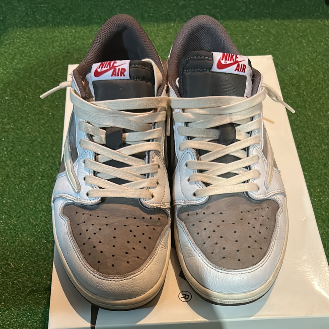 Travis Scott × Nike Air Jordan 1 Low OG SP "Reverse Mocha/Sail and Ridgerock"