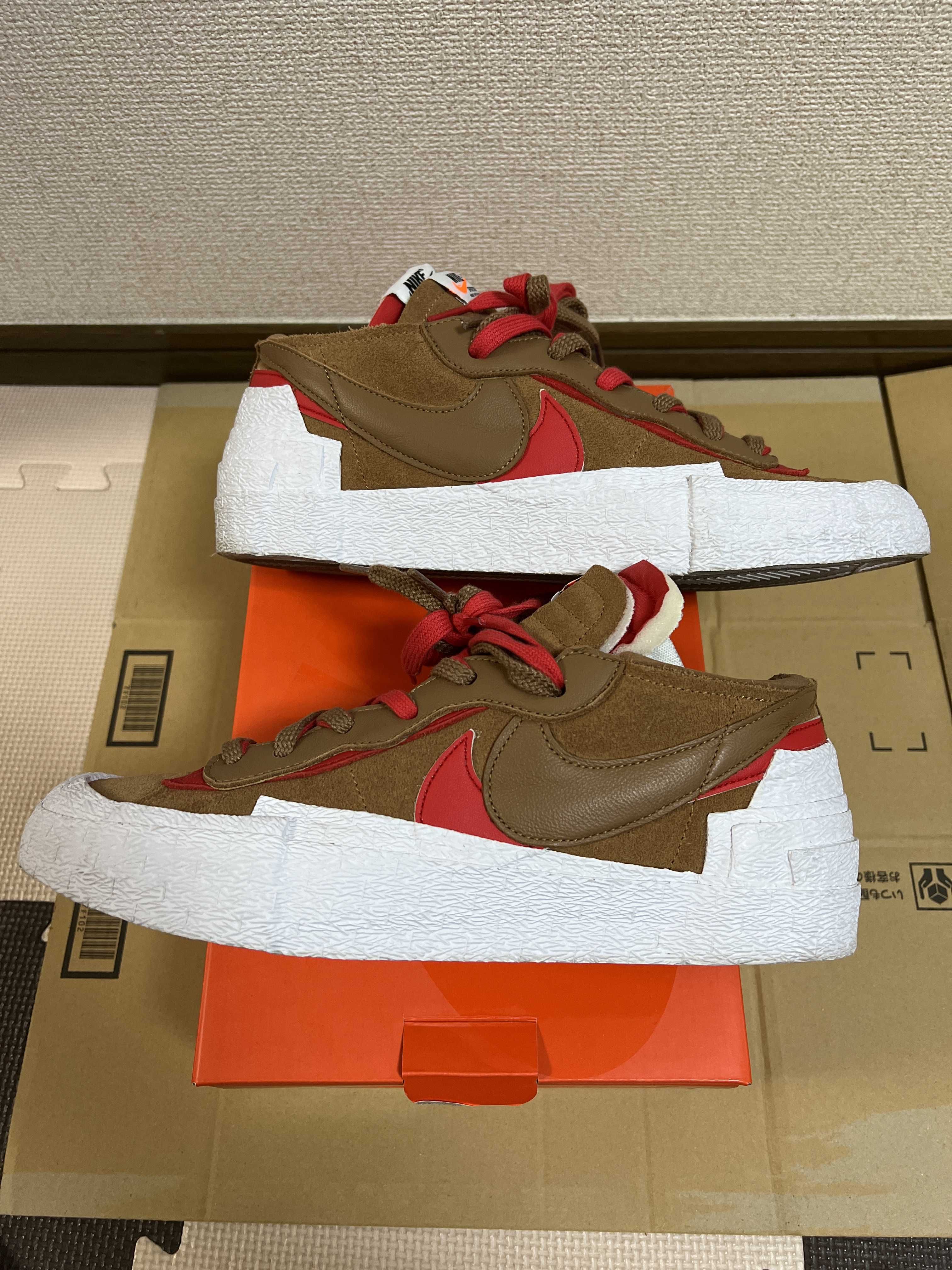 SACAI × NIKE BLAZER LOW "BRITISH TAN"