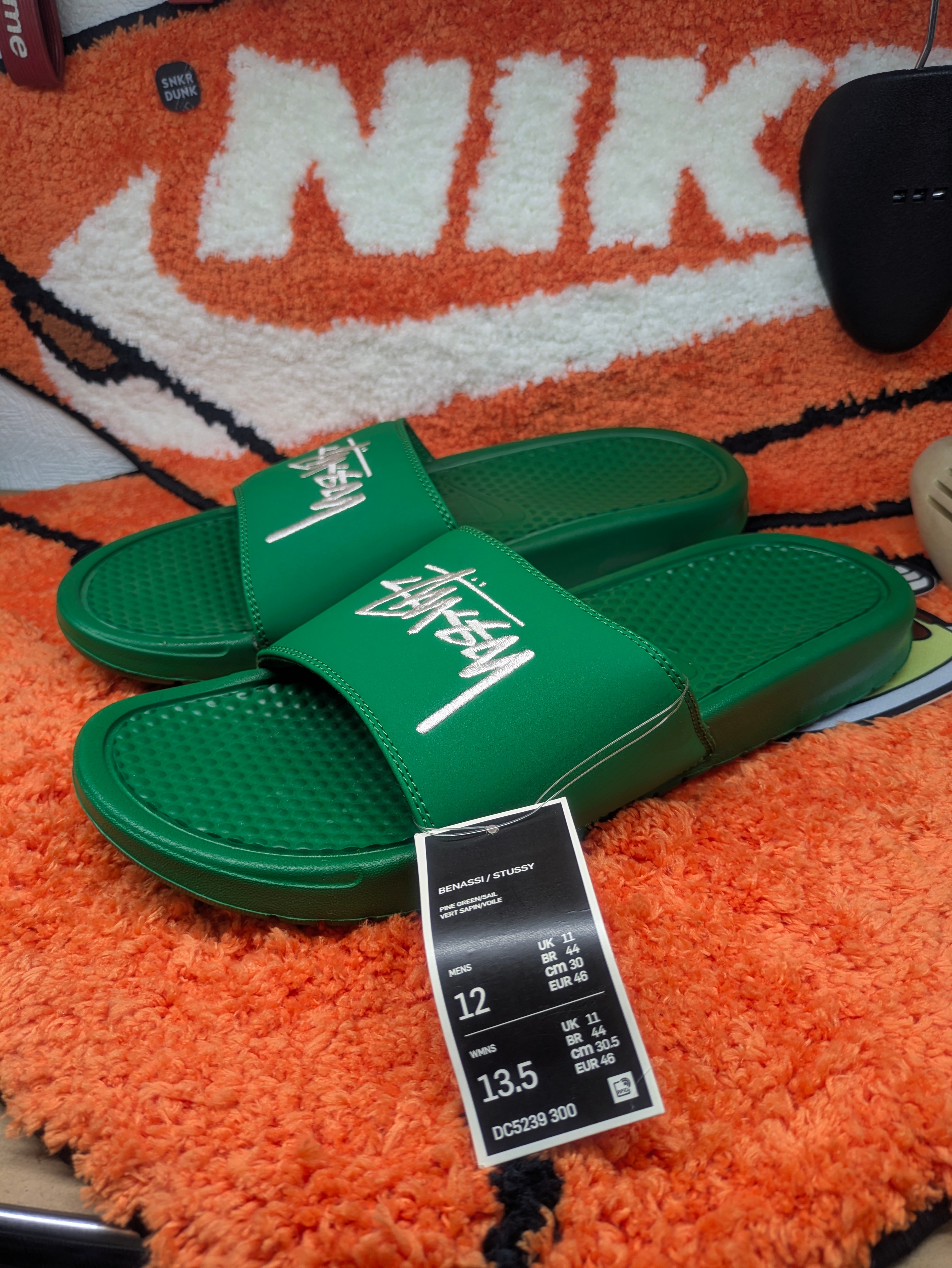 Stussy × Nike Benassi Slide Sandal "Pain"