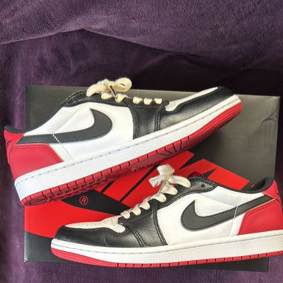 Nike Air Jordan 1 Retro Low OG "Black Toe"