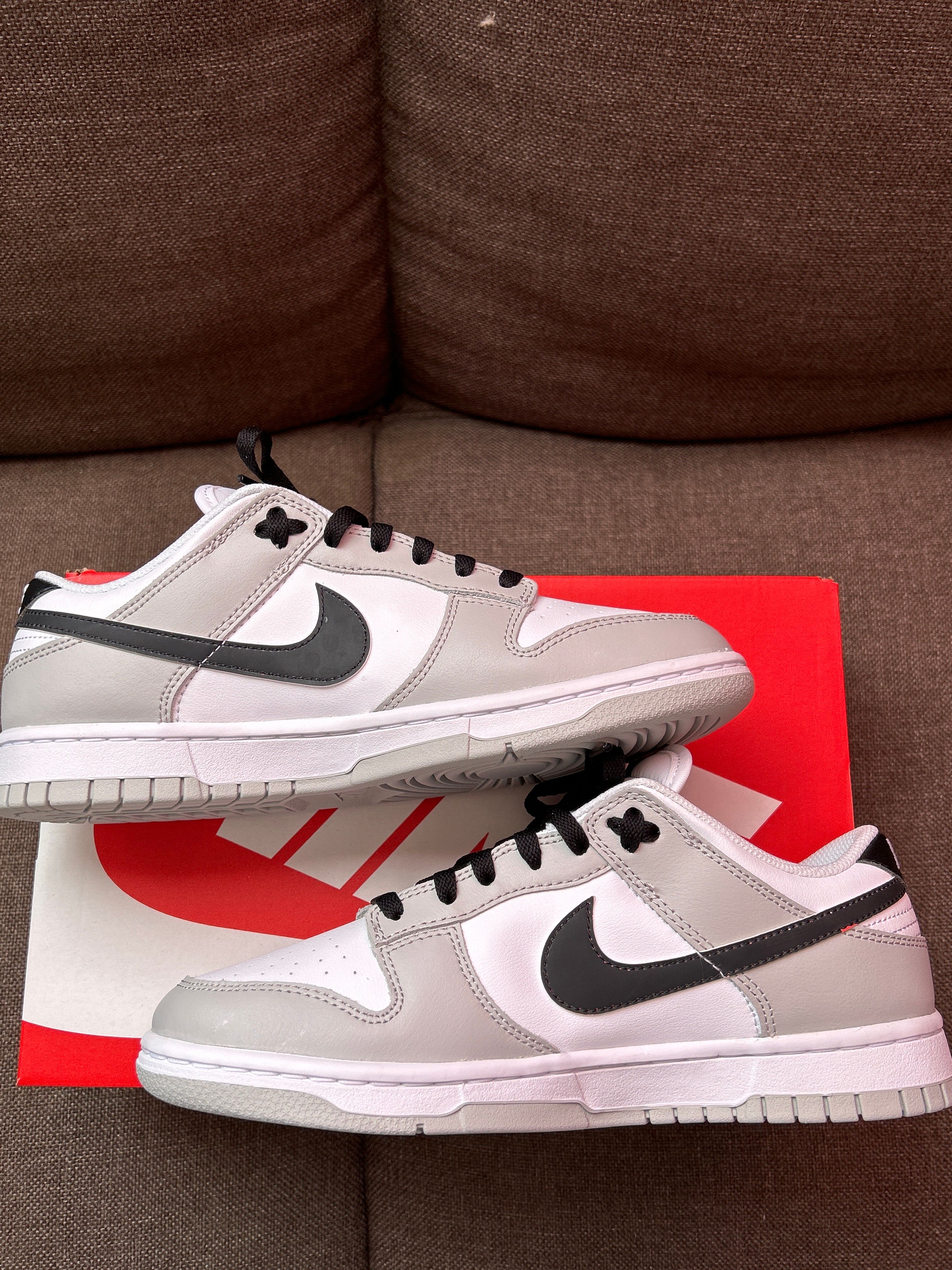 Nike Dunk Low SE Lottery "Grey Fog/Light Crimson"