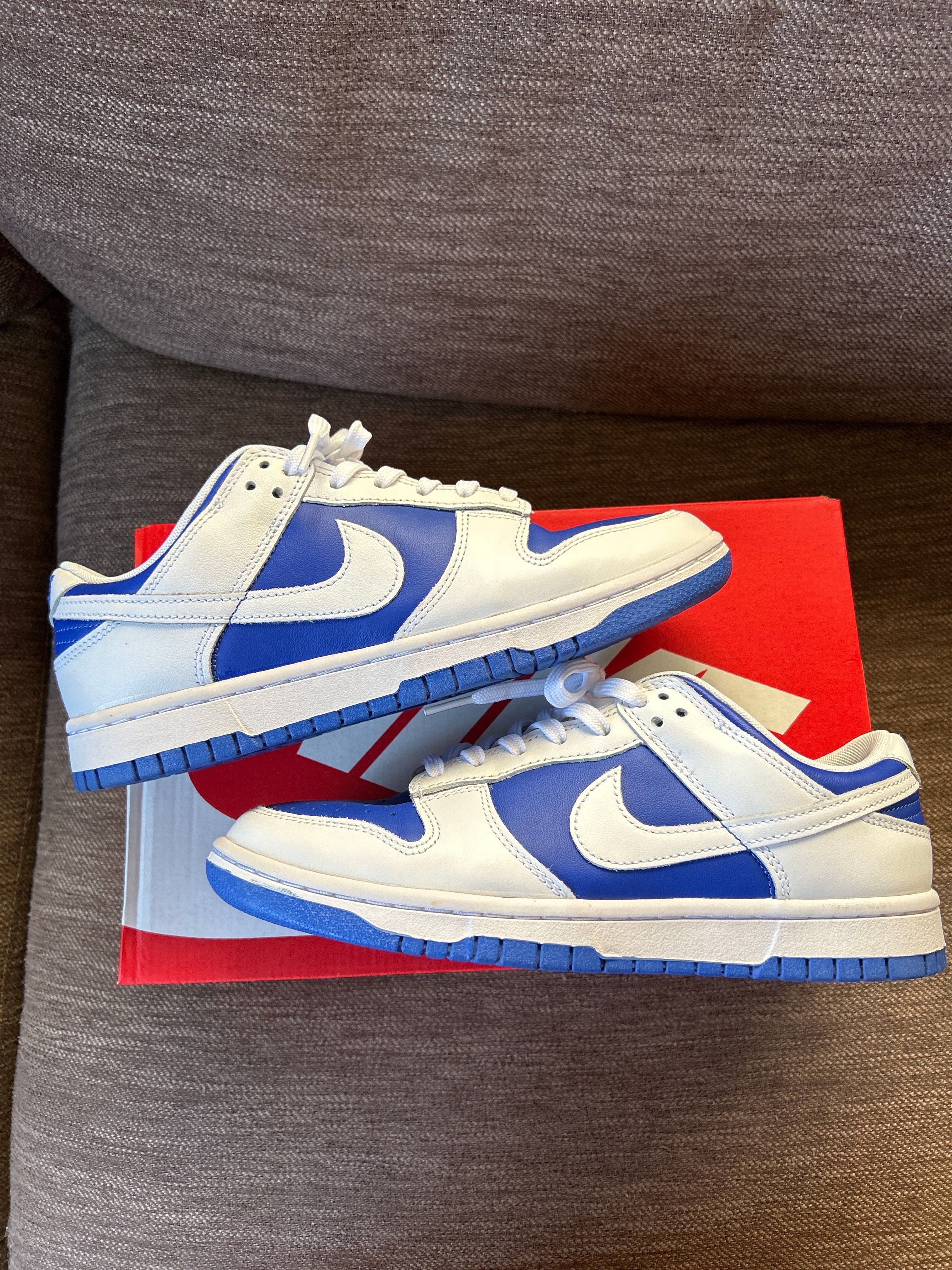 Nike Dunk Low Retro "Racer Blue and White"