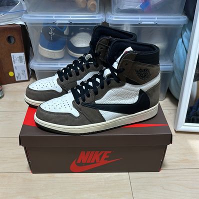 Travis Scott × Nike Air Jordan 1 Retro High OG TS SP "Sail/Dark Mocha"