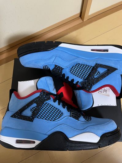 Travis Scott × Nike Air Jordan 4 Retro Cactus Jack "University Blue"