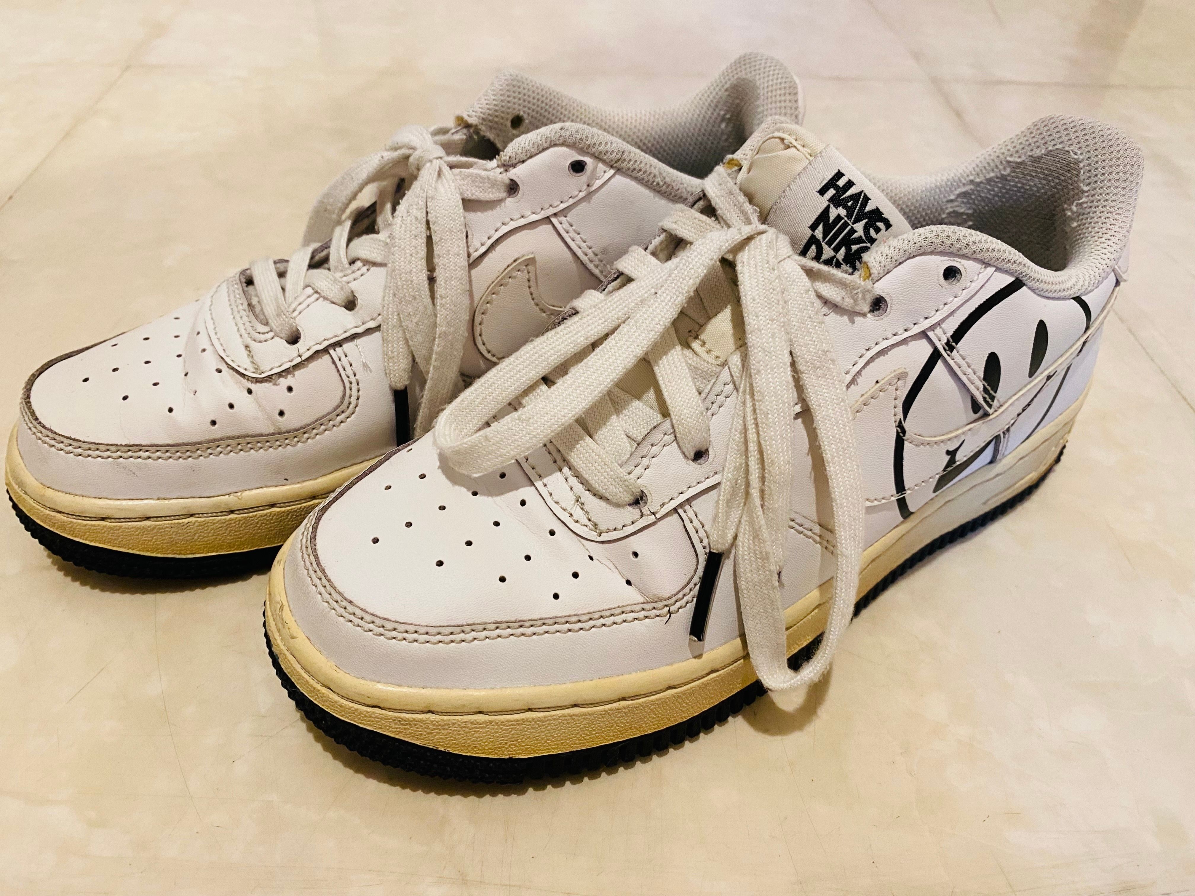 NIKE AIR FORCE 1 LOW HAVE A NIKE DAY WHITE (GS)