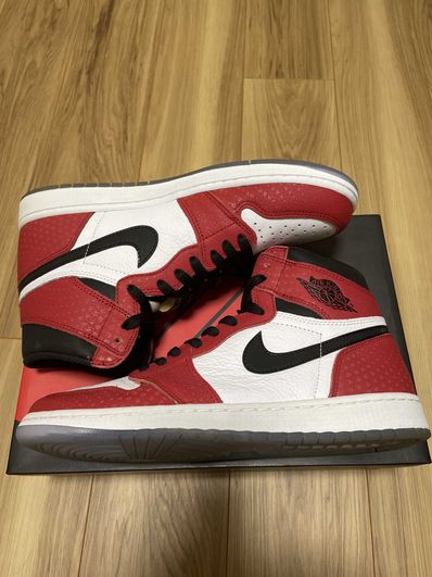 Spiderman × Nike Air Jordan 1 Origin Story "Gym Red/White/Photo Blue/Black"