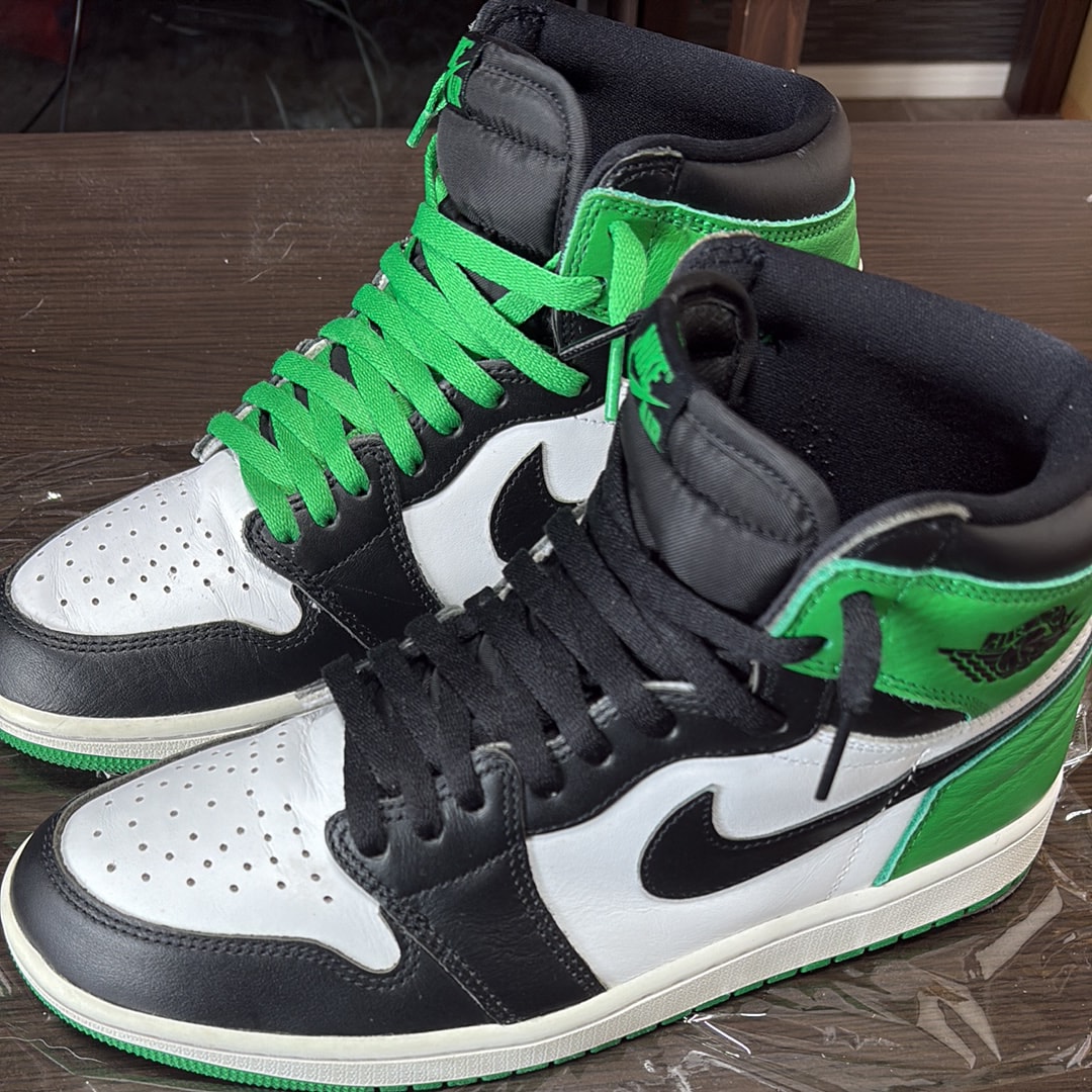 ナイキ エアジョーダン1 レトロ ハイ OG "セルティックス/ブラック アンド ラッキーグリーン" (2023)