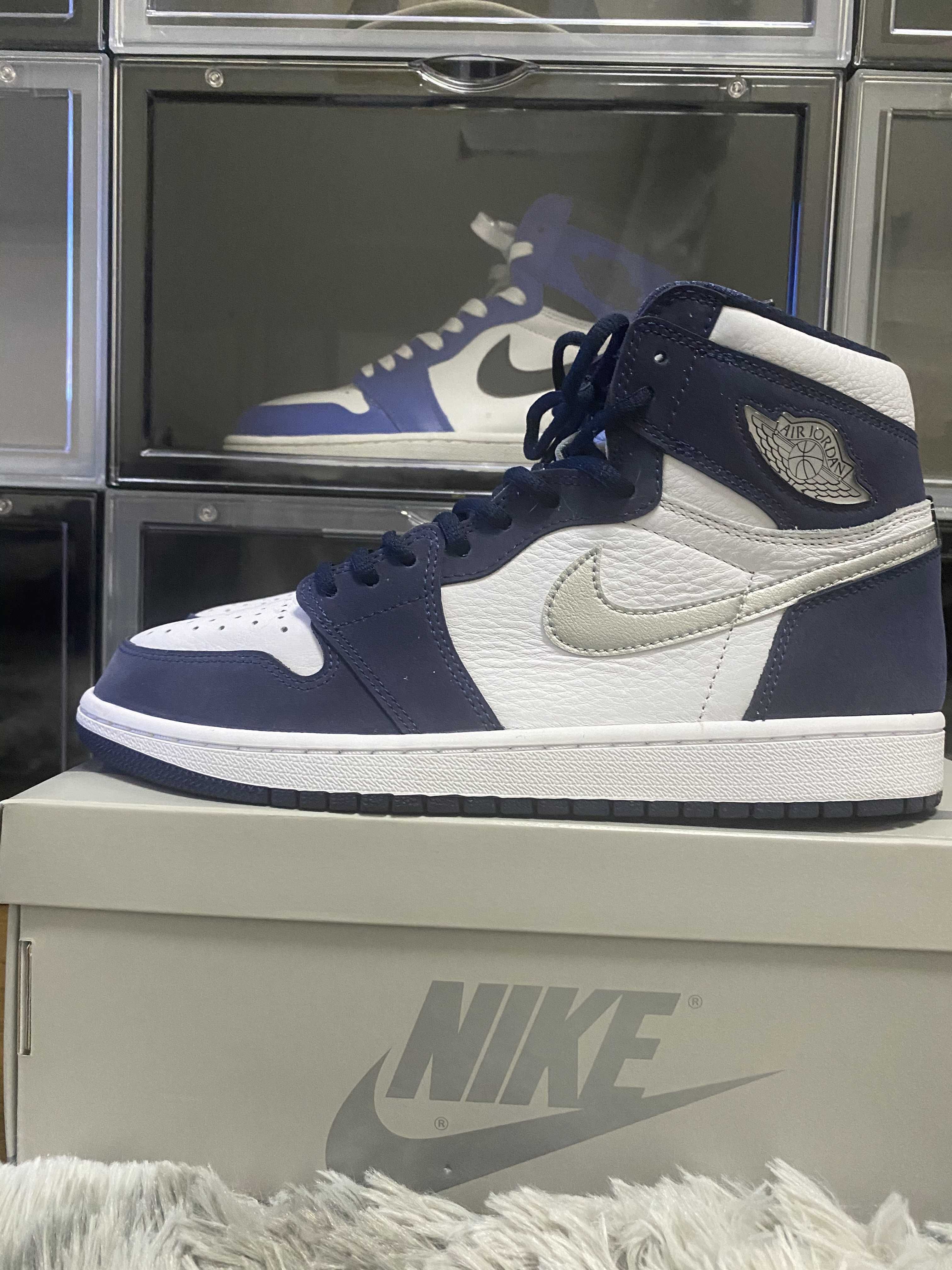 Nike Air Jordan 1 High OG CO.JP "White/Midnight Navy" (2020)(ブリーフケースなし)
