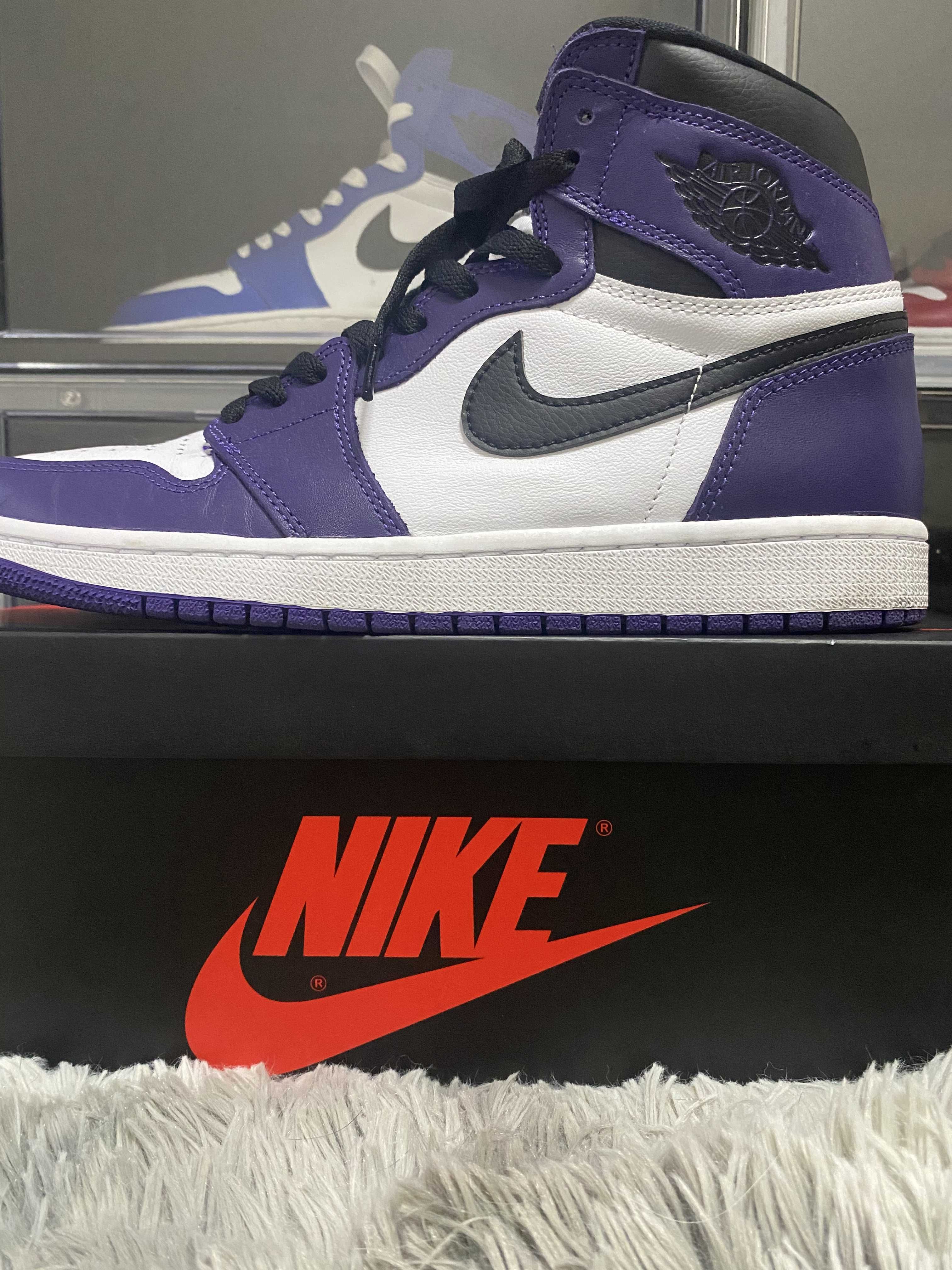 Nike Air Jordan 1 Retro High OG "Court Purple White/Black" (2020)   