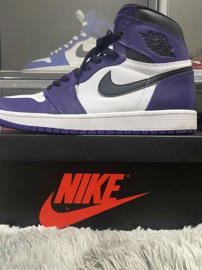 Nike Air Jordan 1 Retro High OG "Court Purple White/Black" (2020)