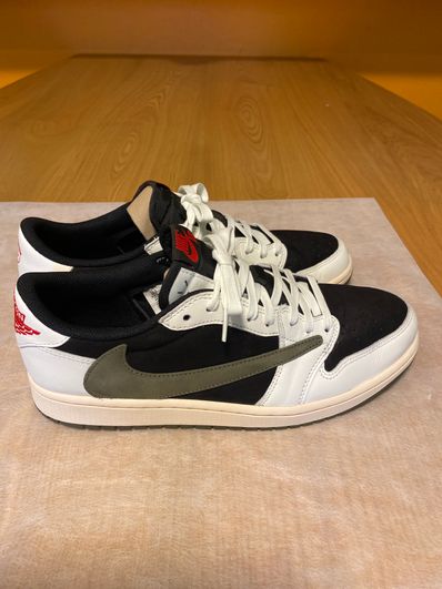 Travis Scott × Nike Women's Air Jordan 1 Low OG "Medium Olive"