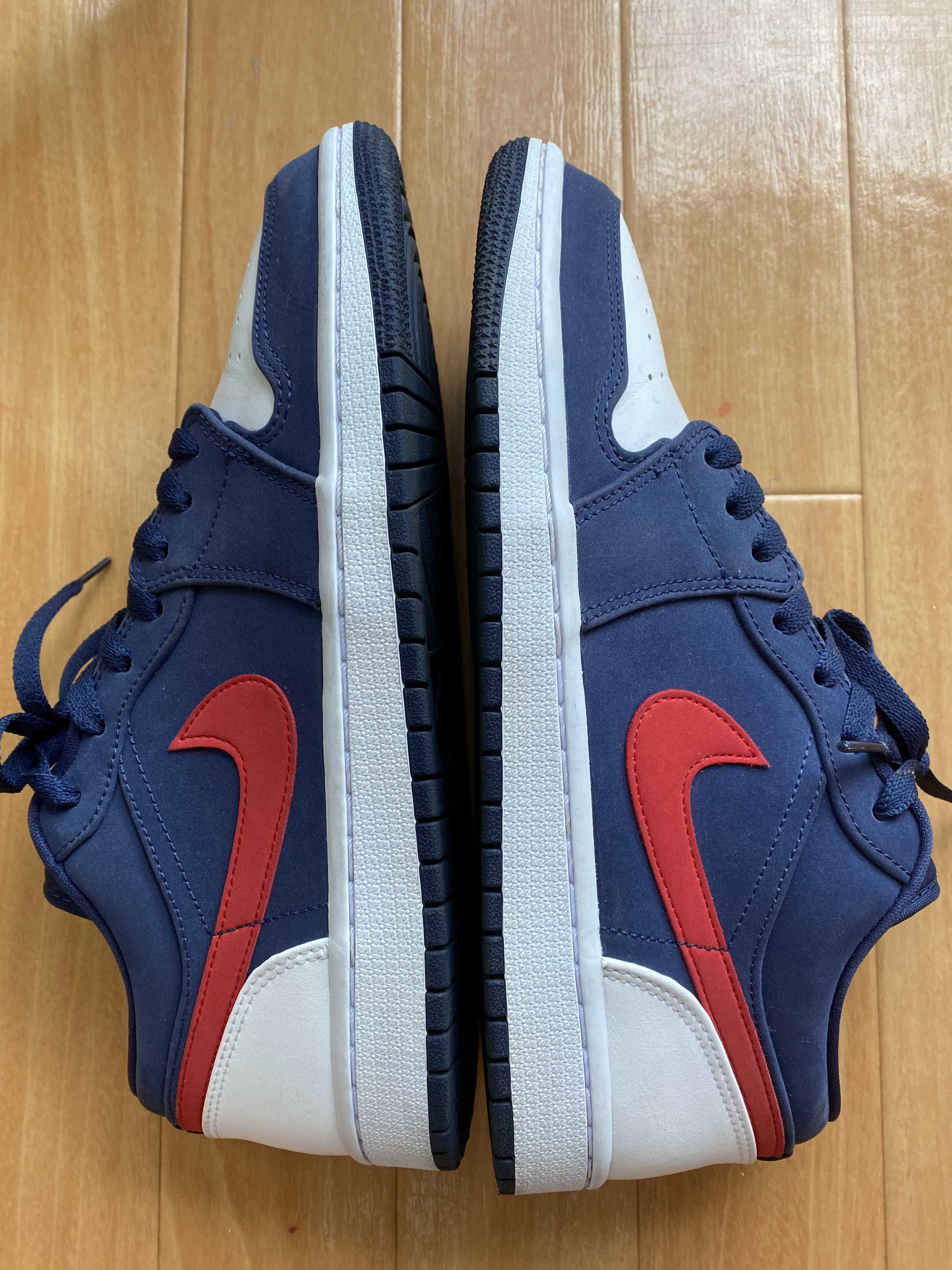NIKE AIR JORDAN 1 LOW SE "NAVY/RED"