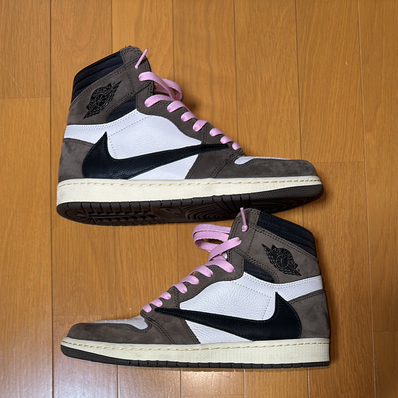 Travis Scott × Nike Air Jordan 1 Retro High OG TS SP "Sail/Dark Mocha"