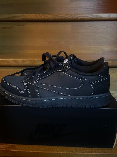 Travis Scott × Nike Air Jordan 1 Low OG SP "Black Phantom"