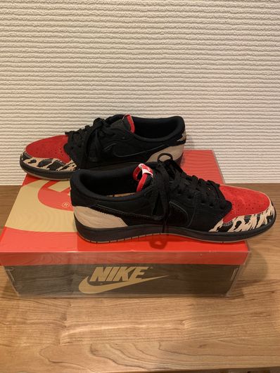 Sole Fly × Nike Air Jordan 1 Low "Black and Sport Red"