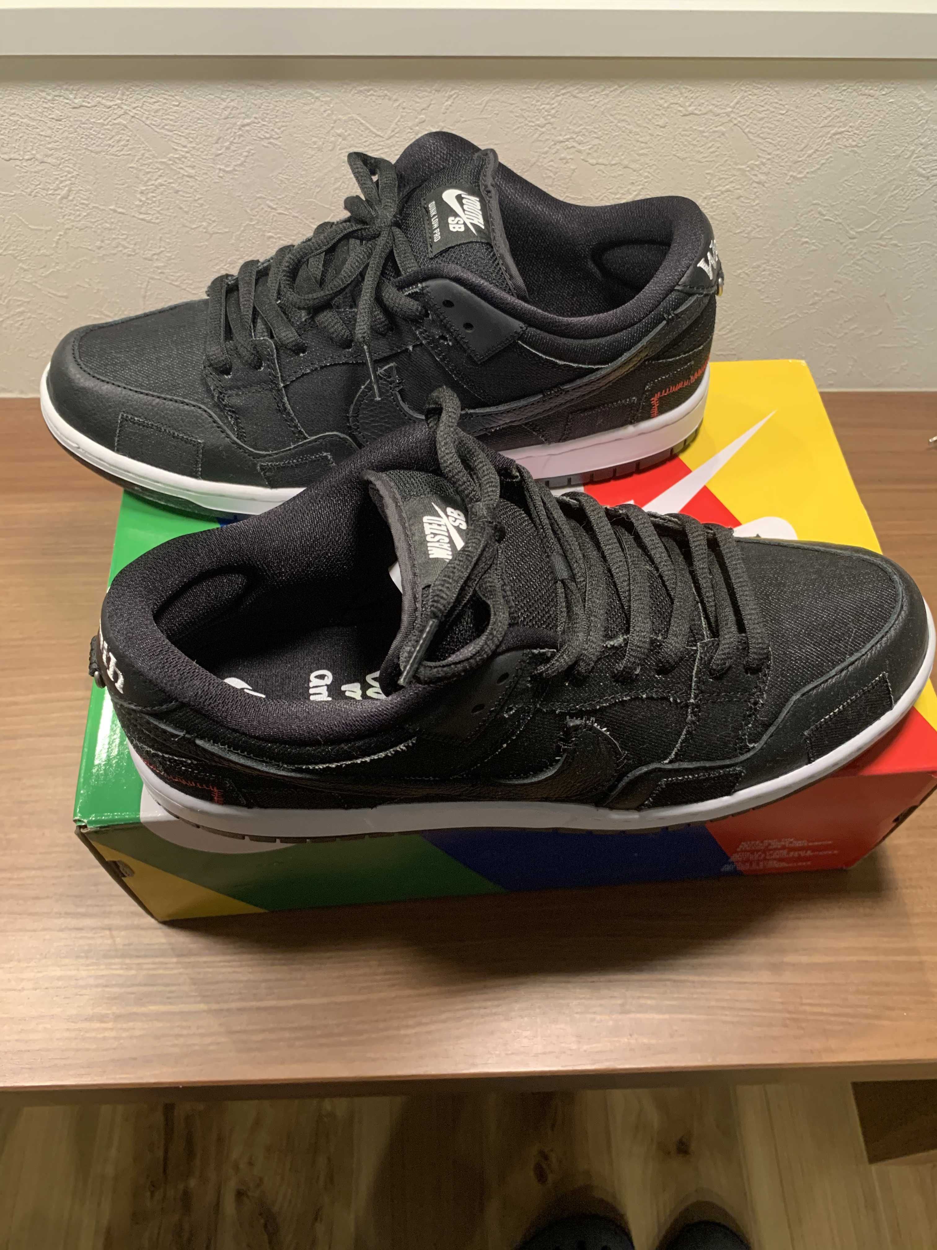 Wasted Youth × Nike SB Dunk Low "Black Denim" / VERDY