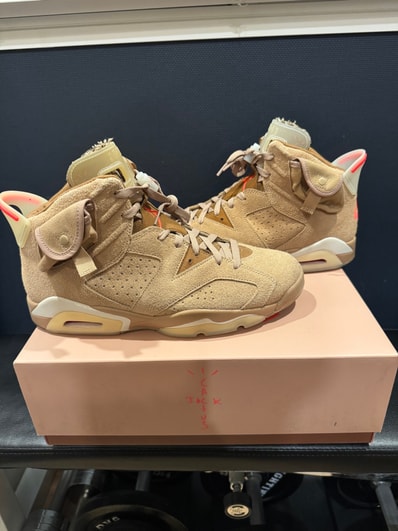 Travis Scott × Nike Air Jordan 6 "British Khaki"