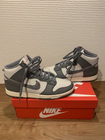 Nike Dunk High Retro SE Vintage "Light Bone and Tumbled Grey"