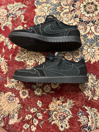 Travis Scott × Nike Air Jordan 1 Low OG SP "Black Phantom"