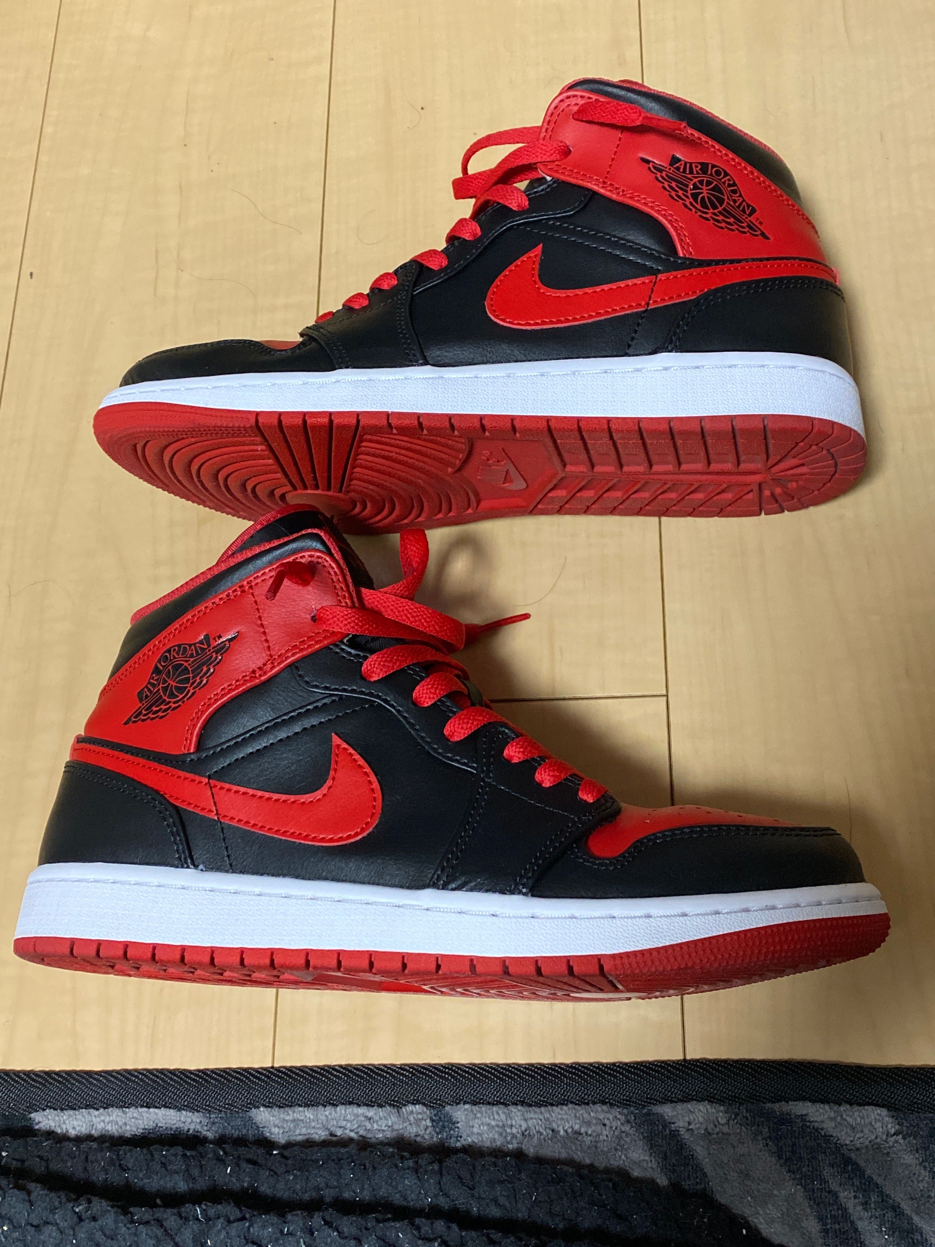 Nike Air Jordan 1 Mid "Bred Toe"
