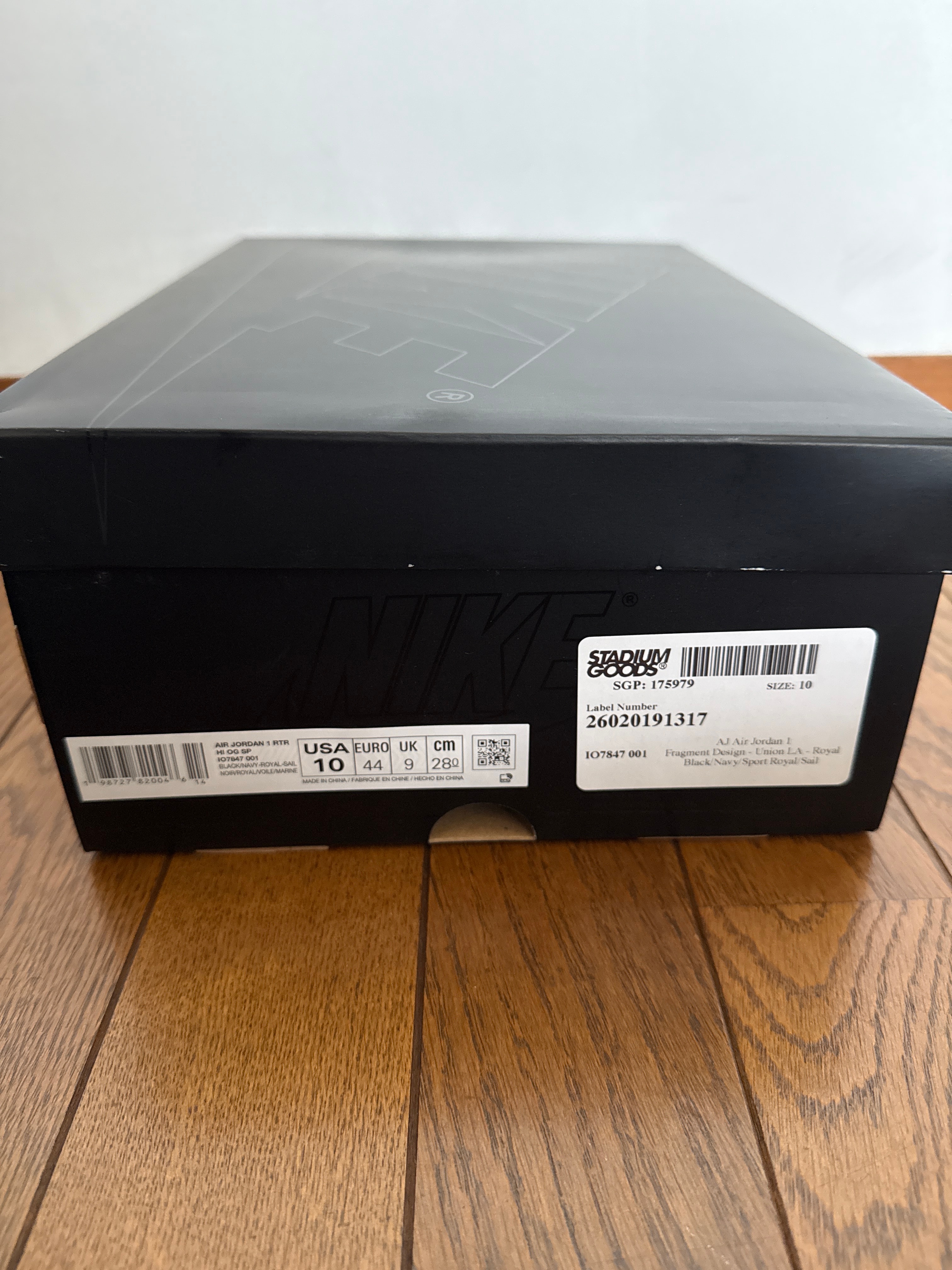 fragment design × UNION × Nike Air Jordan 1 High OG "Sport Royal"