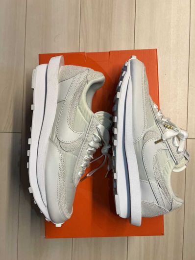sacai × Nike LDV Waffle "Triple White"